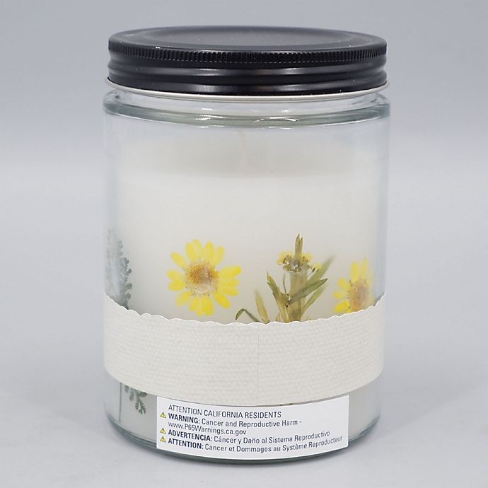 slide 2 of 2, Bee & Willow Home Cornflower Spring Floral Glass Jar Candle, 15 oz