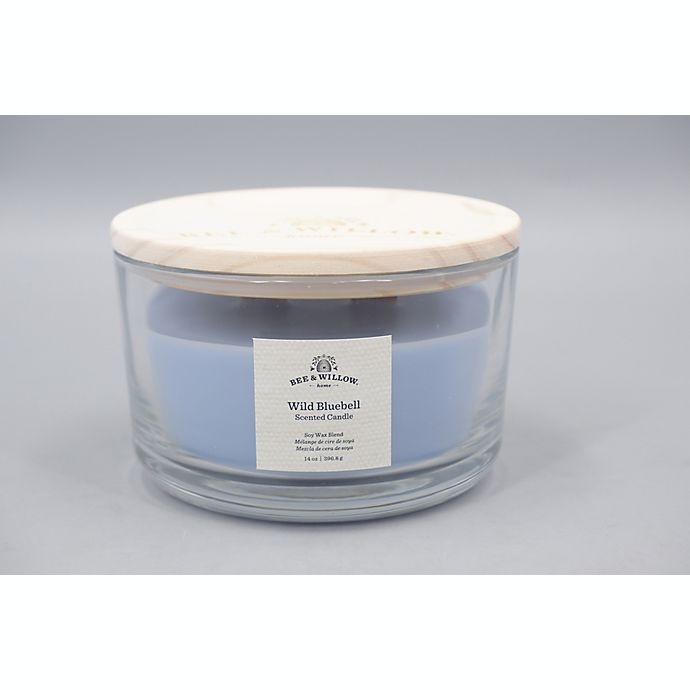 slide 2 of 2, Bee & Willow Home Wild Bluebell Wood-Wick Glass Candle, 14 oz