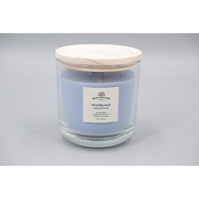 slide 2 of 2, Bee & Willow Home Wild Bluebell Glass Candle, 12 oz