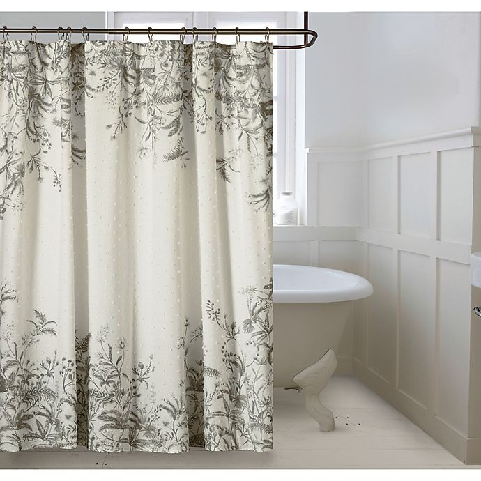 slide 1 of 1, Bee & Willow Home Grey Gardens Shower Curtain - Grey, 72 in x 72 in