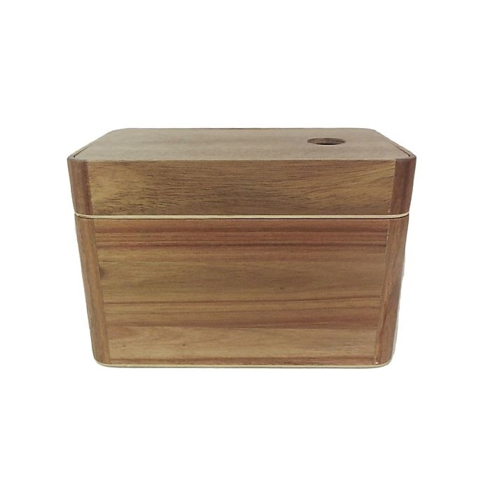 slide 2 of 4, Haven Stackable Wood Vanity Organizer - Acacia, 1 ct