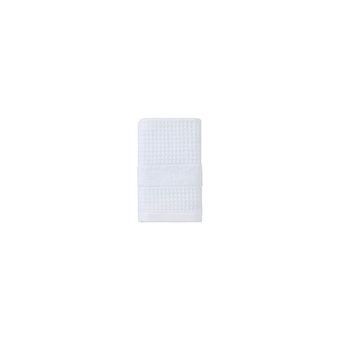 slide 1 of 2, Haven Organic Cotton Waffle & Terry Washcloth - Bright White, 1 ct