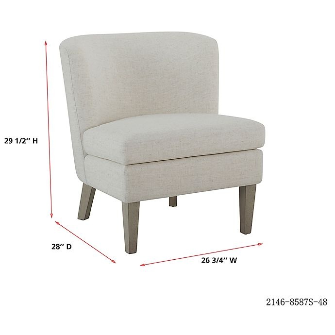 slide 6 of 9, Bee & Willow Home Accent Chair - Ivory, 1 ct