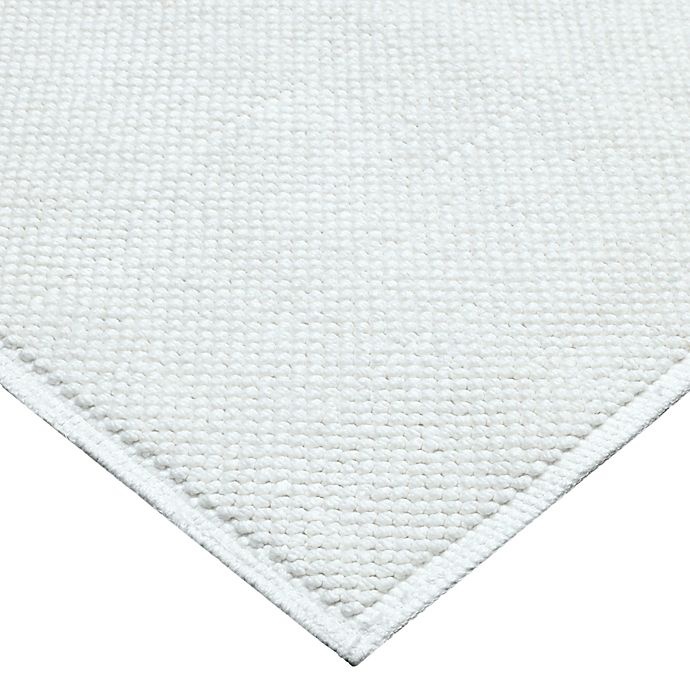 slide 4 of 5, Haven Chunky Loop Organic Cotton Bath Rug - Bright White", 21 in x 34 in