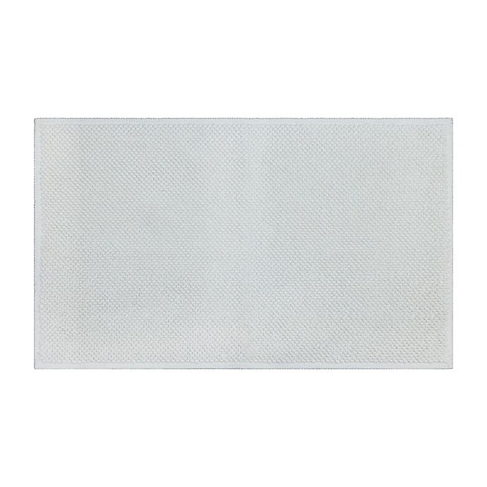 slide 1 of 2, Haven Chunky Loop Organic Cotton Bath Rug - Bright White", 24 in x 40 in