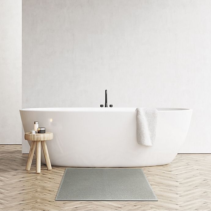 slide 2 of 5, Haven Chunky Loop Organic Cotton Bath Rug - Pumice", 21 in x 34 in