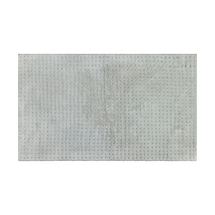 slide 1 of 3, Haven Organic Cotton Tufted Waffle Bath Rug - Lunar Rock", 24 in x 40 in