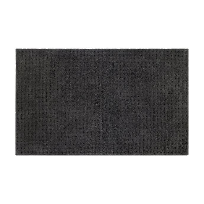 slide 1 of 6, Haven Organic Cotton Tufted Waffle Bath Rug - Gargoyle", 21 in x 34 in