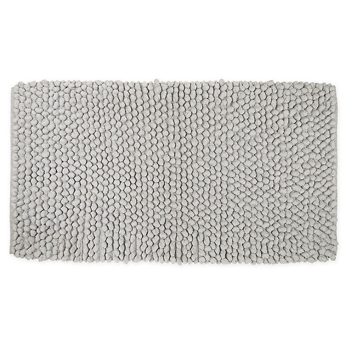 slide 1 of 7, Haven Pebble Bath Rug - Harbor Mist", 24 in x 40 in