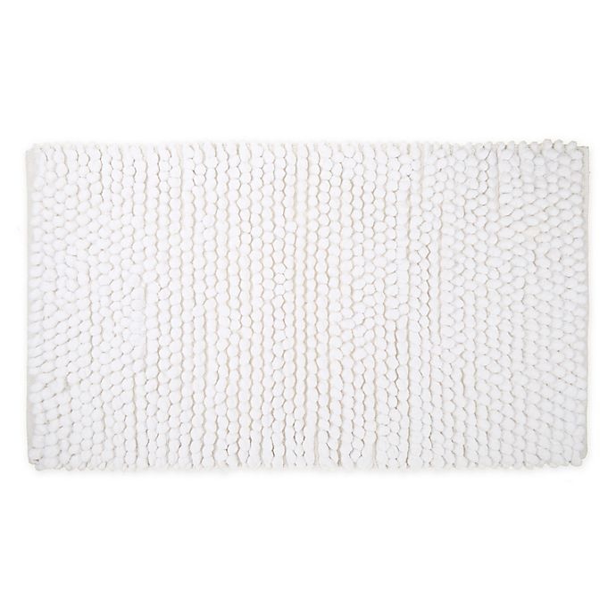 slide 1 of 7, Haven Pebble Bath Rug - Coconut Milk", 24 in x 40 in