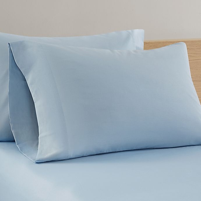 slide 1 of 1, Marmalade 144-Thread Count Cotton Standard Pillowcase - Blue Fog, 1 ct