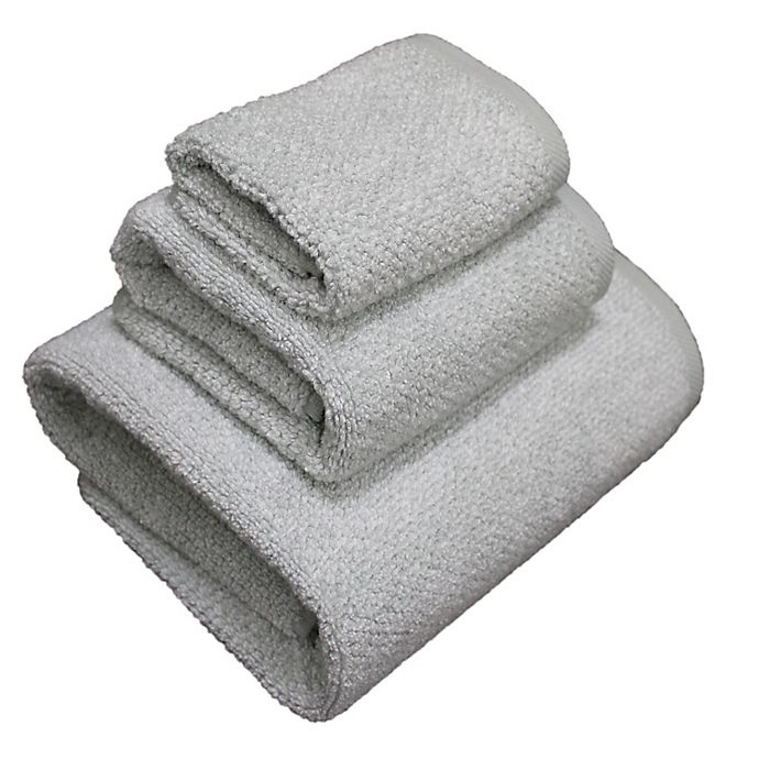 slide 2 of 2, Haven Heathered Pebble Hand Towel - Sky Grey, 1 ct