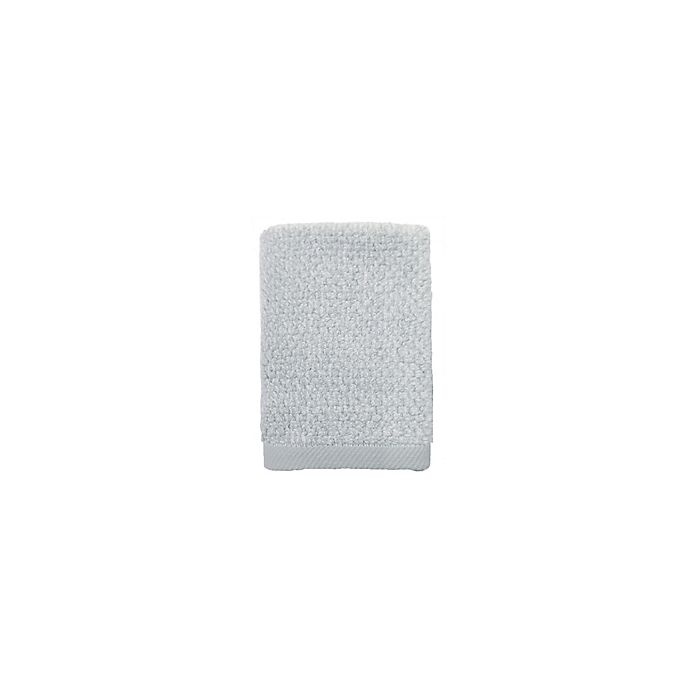 slide 1 of 2, Haven Heathered Pebble Washcloth - Sky Grey, 1 ct