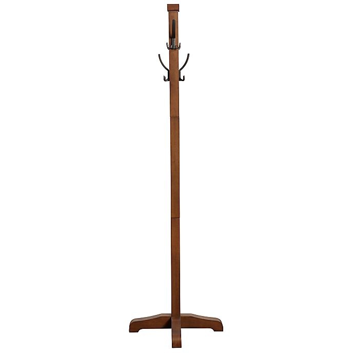 slide 3 of 4, Bee & Willow Home Solid Wood Coat Rack - Walnut, 1 ct