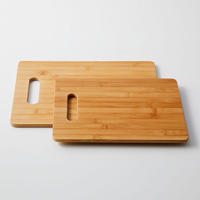 slide 2 of 3, Simply Essential Bamboo Cutting Boards, 2 ct