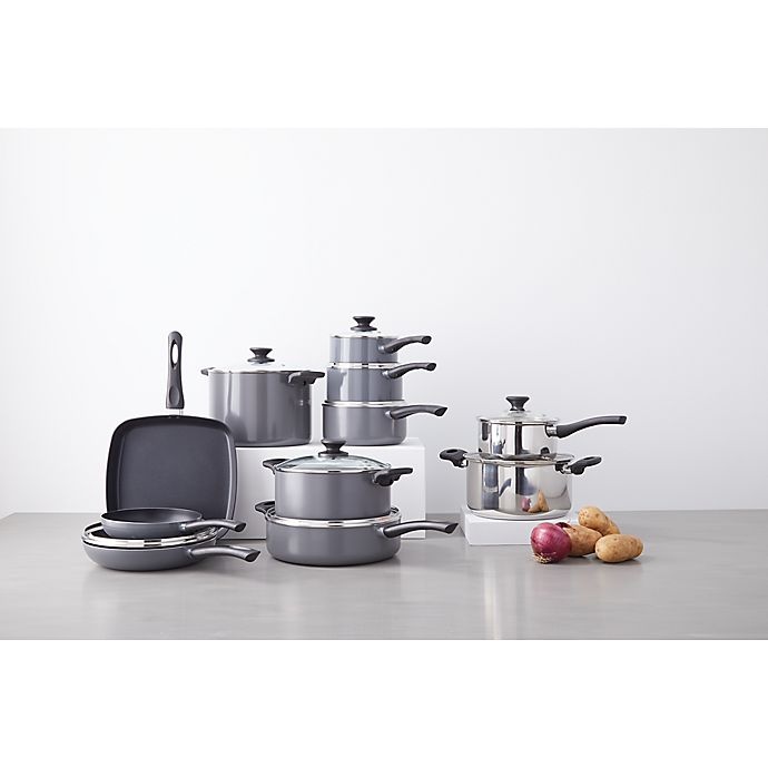 slide 11 of 12, Simply Essential Nonstick Aluminum Cookware Set, 12 ct