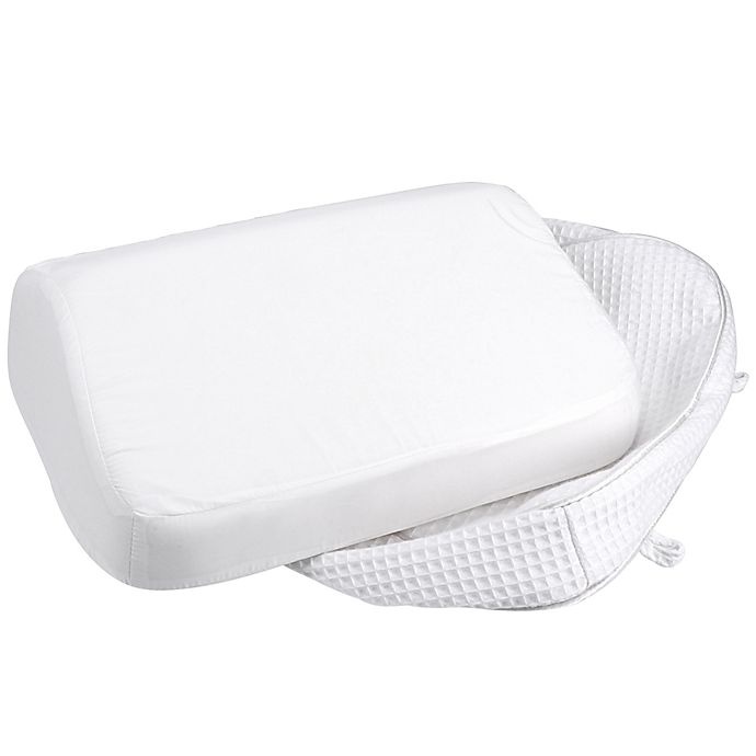 slide 6 of 9, Haven Reversible Memory Foam Bath Pillow - White, 1 ct