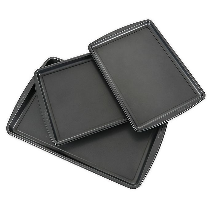 slide 5 of 8, Simply Essential Nonstick Jelly Roll Pans Set, 3 ct