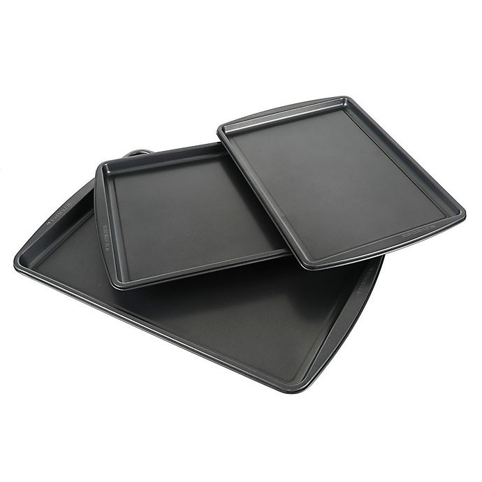 slide 6 of 8, Simply Essential Nonstick Jelly Roll Pans Set, 3 ct