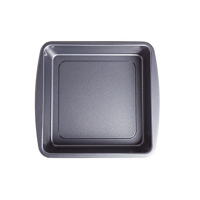 slide 2 of 4, Simply Essential Nonstick Square Cake Pan, 9 in