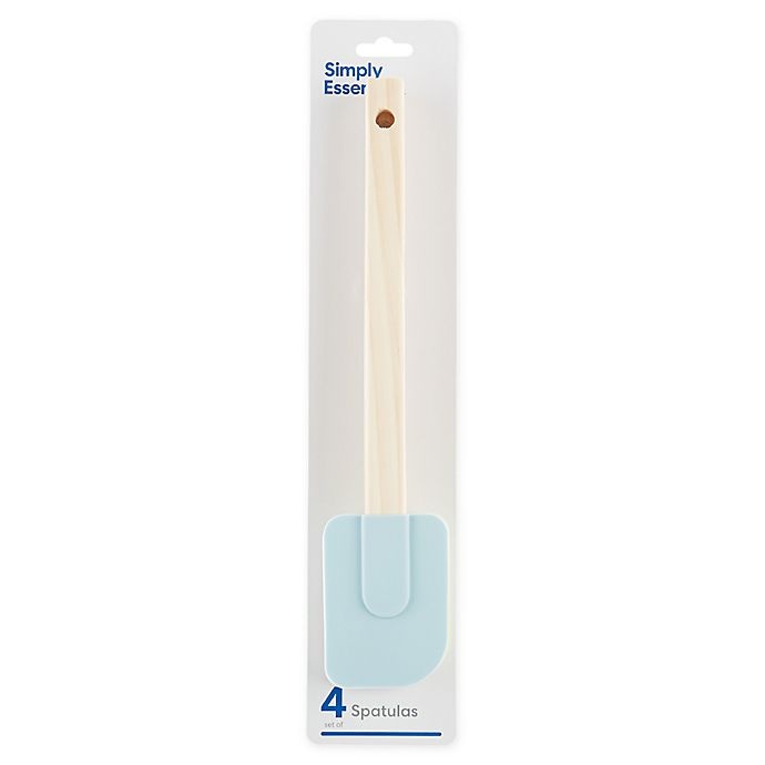 slide 2 of 3, Simply Essential Silicone Spatulas Set - Multi, 4 ct