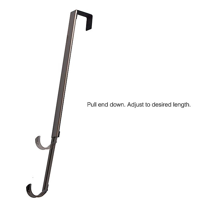 slide 4 of 6, Simply Essential Adjustable Wreath Hanger - Bronze, 1 ct