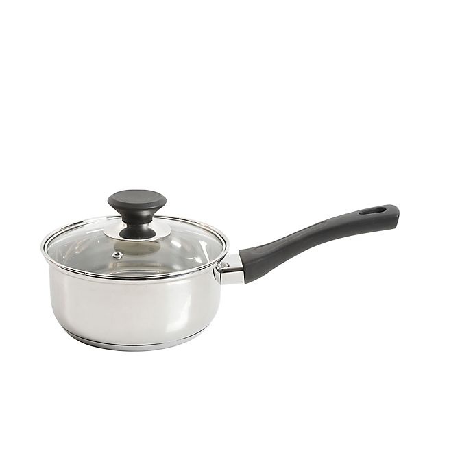 slide 2 of 8, Simply Essential Stainless Steel Cookware Set, 12 ct