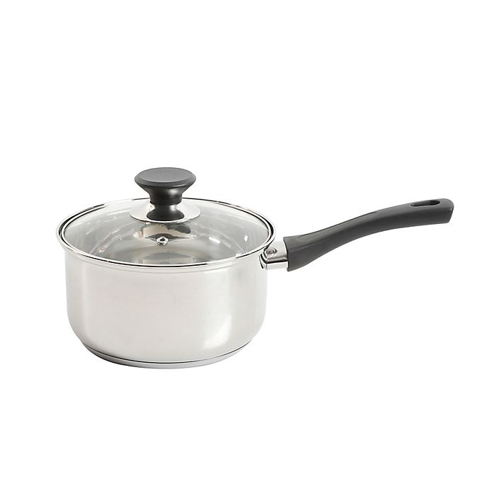 slide 3 of 8, Simply Essential Stainless Steel Cookware Set, 12 ct