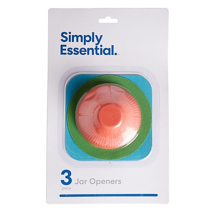 slide 2 of 3, Simply Essential Jar Openers - Red/Green/Blue, 3 ct