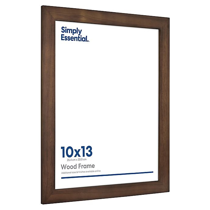 slide 2 of 2, Simply Essential Gallery Wall Wood Picture Frame - Walnut, 10 in x 13 in