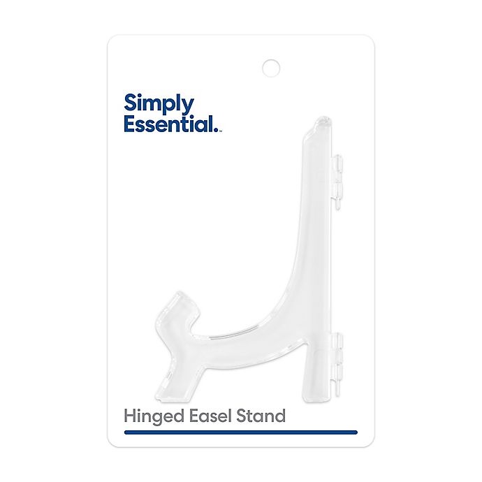 slide 2 of 6, Simply Essential Hinged Easel - Clear, 6 in