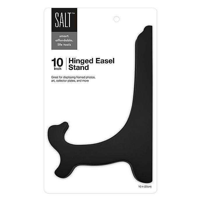 slide 2 of 6, Simply Essential Hinged Easel - Black, 10 in