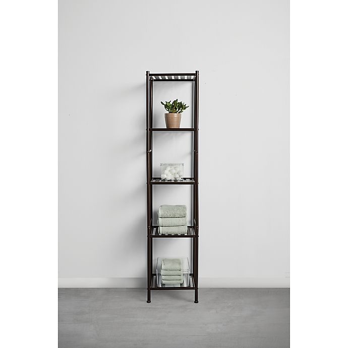 slide 2 of 2, Simply Essential 5-Tier Bath Tower - Oil-Rubbed Bronze, 1 ct