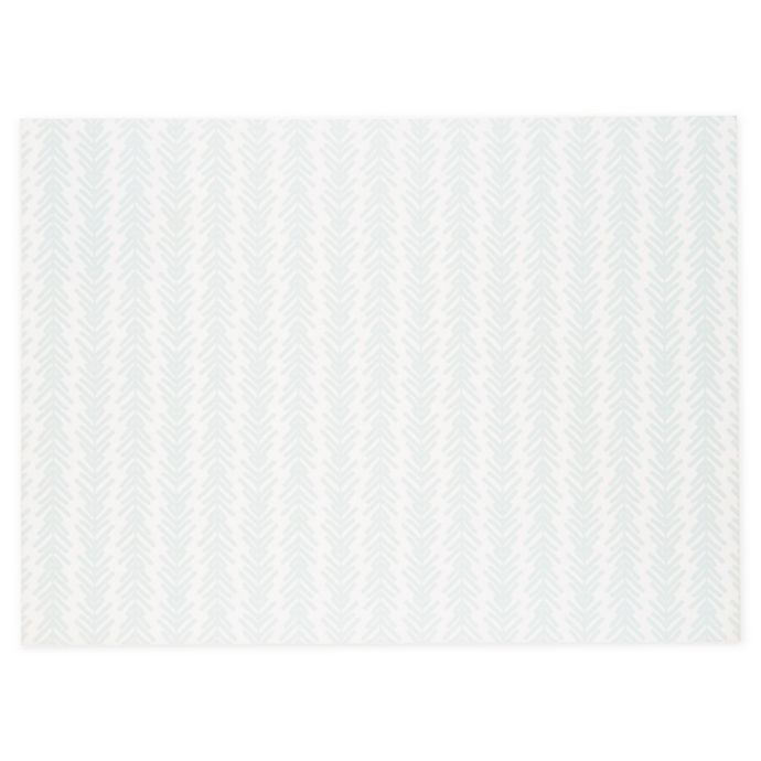 slide 1 of 1, Simply Essential Arrow Laminated Placemat - Light Blue, 1 ct