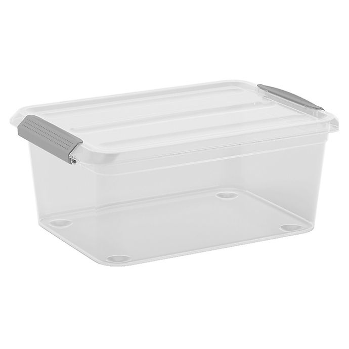 slide 2 of 3, Simply Essential Storage Container with Latching Lid, 14.5 qt