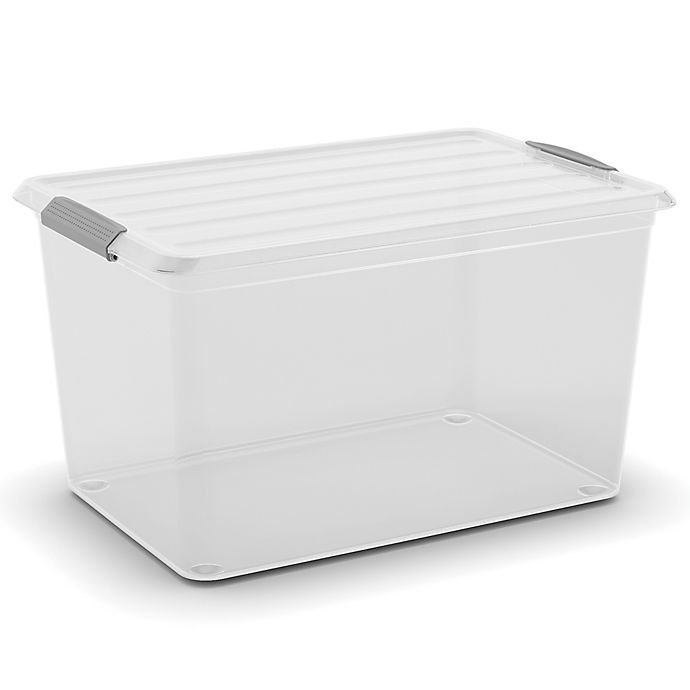 slide 2 of 3, Simply Essential Storage Container with Latching Lid, 61.5 qt