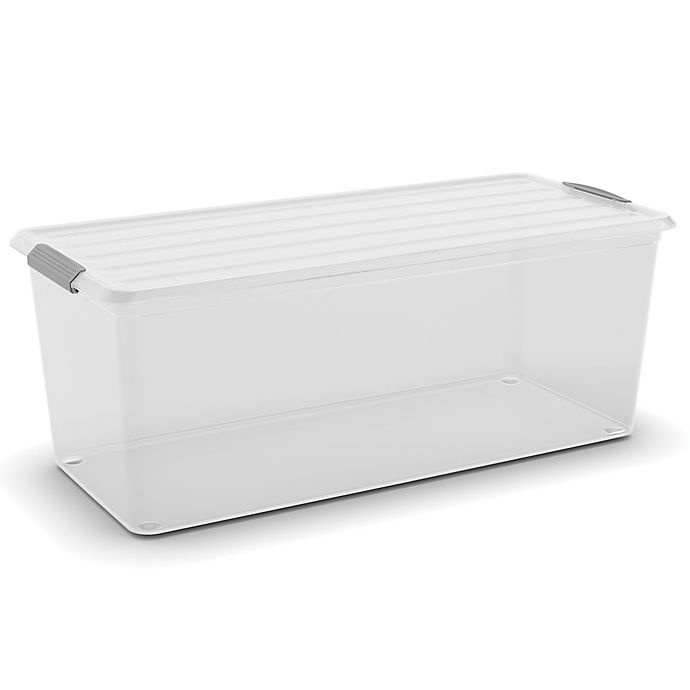 slide 2 of 3, Simply Essential Storage Container with Latching Lid, 100 qt