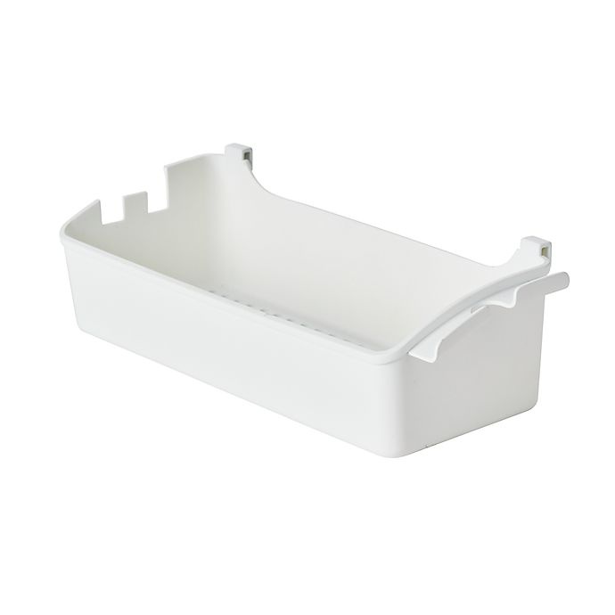 slide 5 of 8, Simply Essential Adjustable Plastic Bath Caddy - White, 1 ct