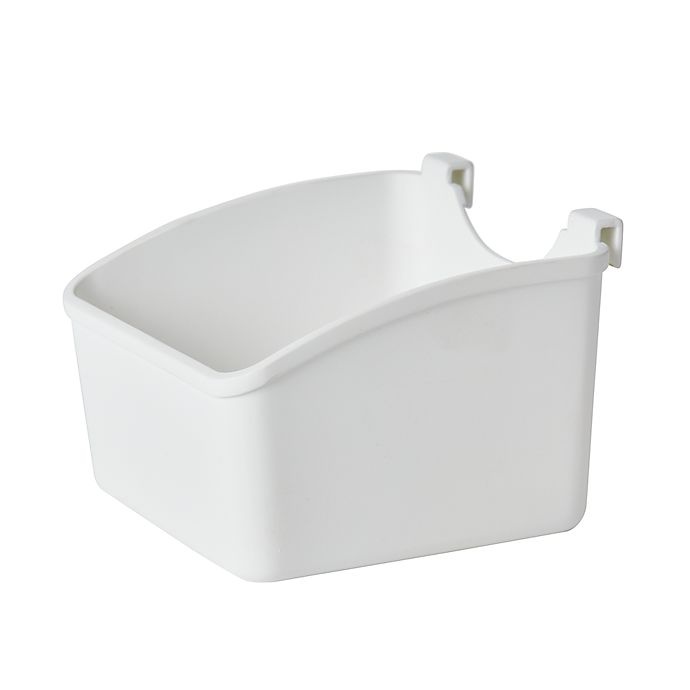 slide 8 of 8, Simply Essential Adjustable Plastic Bath Caddy - White, 1 ct