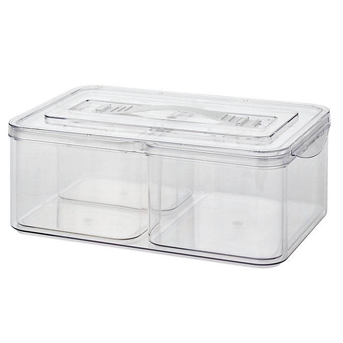 slide 2 of 3, Simply Essential Nesting Bath Storage Bins, 4 ct