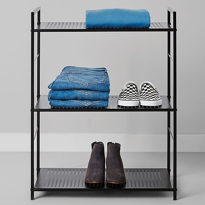 slide 3 of 3, Simply Essential 3-Tier Shelf, 1 ct