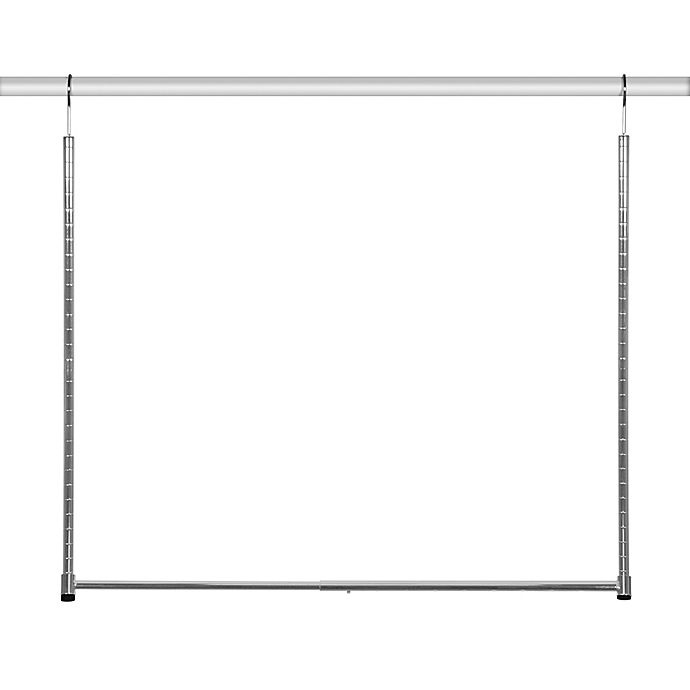 slide 9 of 11, Simply Essential Double Hang Adjustable Closet Rod, 1 ct