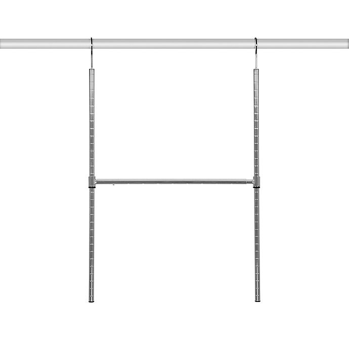 slide 10 of 11, Simply Essential Double Hang Adjustable Closet Rod, 1 ct