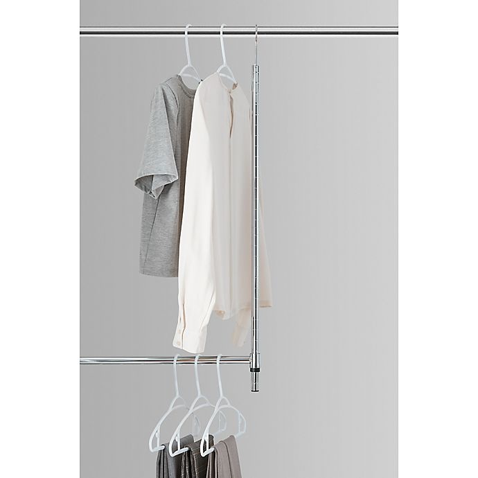 slide 7 of 11, Simply Essential Double Hang Adjustable Closet Rod, 1 ct