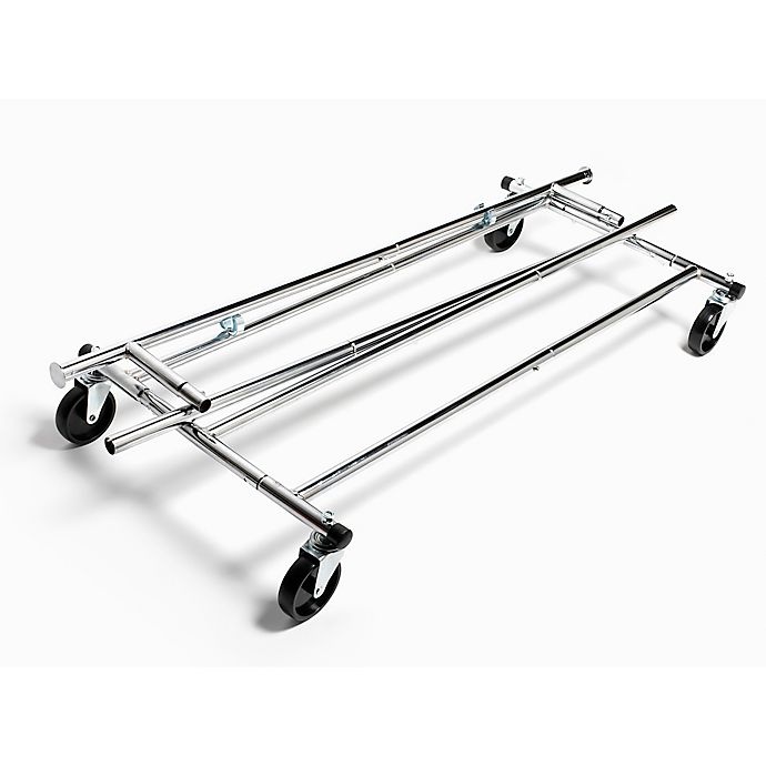 slide 5 of 8, Simply Essential Commercial Grade Single Bar Adjustable Garment Rack, 1 ct