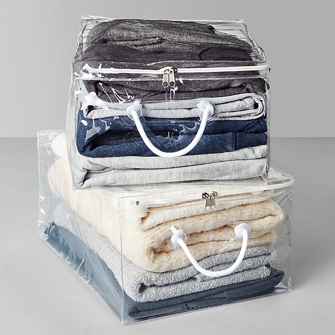 slide 4 of 4, Simply Essential Sweater Storage Bags, 2 ct