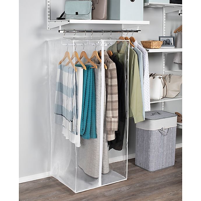 slide 4 of 5, Simply Essential Jumbo Garment Storage Closet, 1 ct