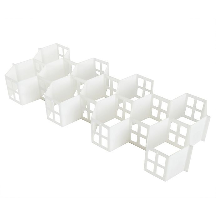 slide 2 of 3, Simply Essential Honeycomb Drawer Organizer - White, 1 ct