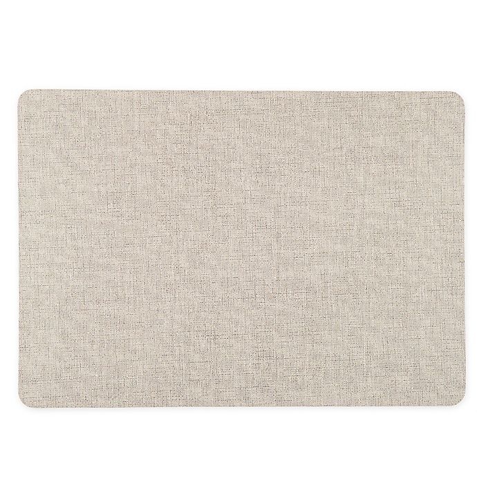 slide 1 of 1, Simply Essential Solid Textured Placemat - Natural, 1 ct