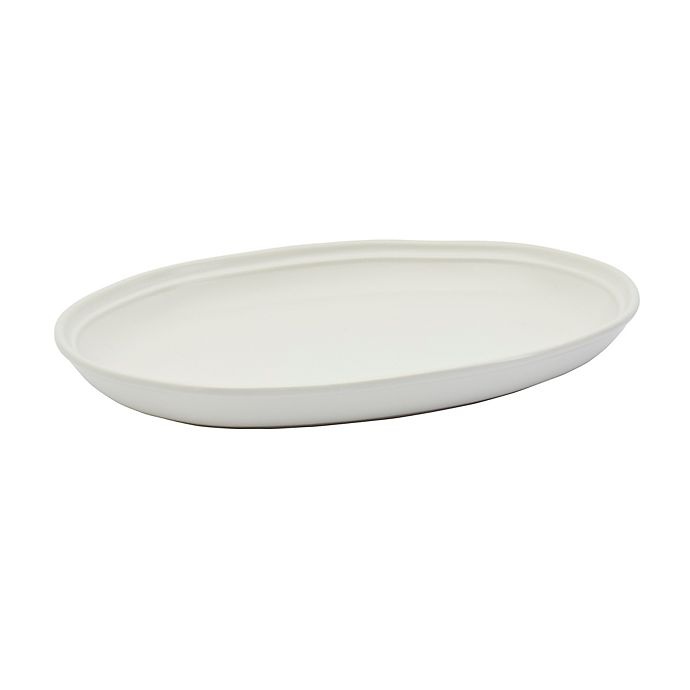 slide 3 of 8, Bee & Willow Home Bee & Willow Bristol Oval Platter Set - Coconut Milk, 2 ct